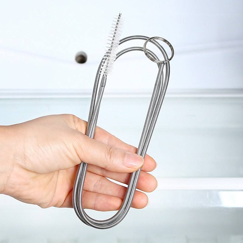 Flexible Drain Cleaning Brush - 3M Stainless Steel Pipe & Tube Cleaner
